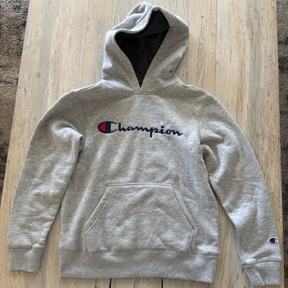 Champion Boys’ Pullover Hoodie & Cargo Jogger Pants - Outfit - Medium 10-12 GUC - Picture 2 of 9